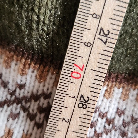 Amorinka Alpaca Wool Hooded Zip-Up Sweater - XL, Made in Peru - Picture 10 of 11